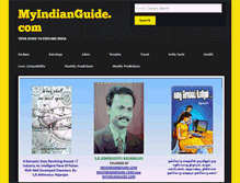 Tablet Screenshot of myindianguide.com